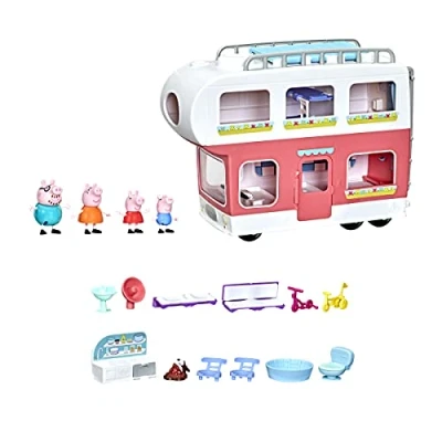 Afbeelding van Peppa Pig Familie Camper Veelkleurig