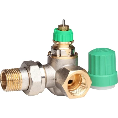 Afbeelding van Danfoss RA DV thermostaatkraan 1/2&quot; dubbelhaaks rechts. Artikelnr: 013G7719