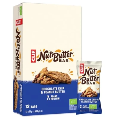 Afbeelding van CLIF Chocolade notenboter en pindakaas, 12 stuks