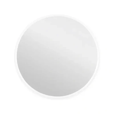 Afbeelding van Badkamerspiegel Differnz (60 x 60 cm, Rond, Aluminium, Wit)