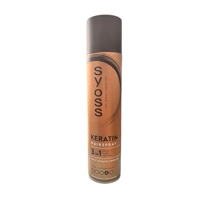 Afbeelding van Syoss (Hair Spray) For Invisible Extra Strong Fixation Keratin 4 300 Ml