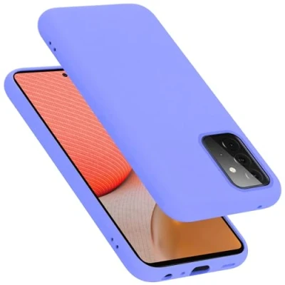 Afbeelding van Cadorabo Hoesje geschikt voor Samsung Galaxy A72 4G / 5G in LIQUID LICHT PAARS Beschermhoes gemaakt van flexibel TPU silicone Case Cover