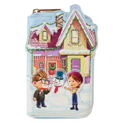 Afbeelding van Loungefly Disney portemonnee La Haut Up House Christmas Lights 0671803474055, zwart, retro, zwart., Retro