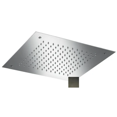 Afbeelding van SB Square Chromotherapy Regendouche inbouw PVD Gun Metal 1208955466