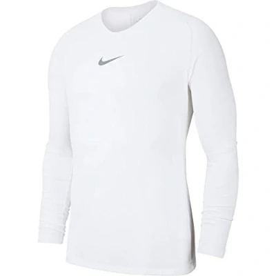 Afbeelding van Nike Park Dry First Layer Shirt Thermoshirt Maat XXL Mannen wit/grijs