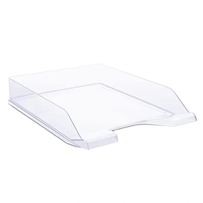 Afbeelding van DONAU Standaard brievenbak, A4, transparant, 6 stuks