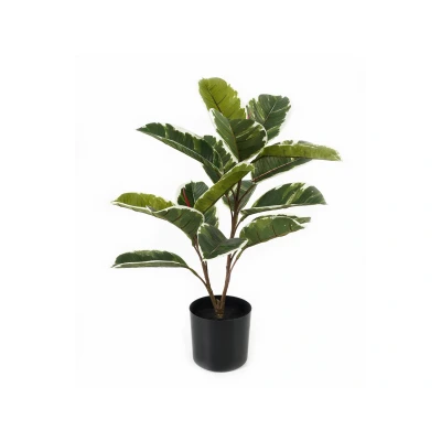 Afbeelding van Present Time Kunstplant Oak Leaf Groen 42x42x57cm Modern