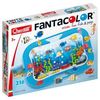 Afbeelding van Quercetti Oceaanplezier Fish &amp; Pegs 321 delig