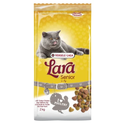Afbeelding van Lara Senior Kalkoen&amp;Kip Kattenvoer 2 kg