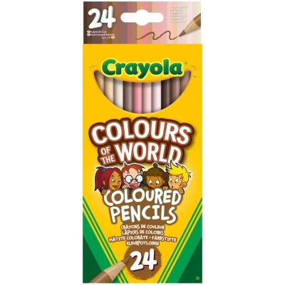 Image de Set de 24 crayons couleur Goliath Crayola Colours of the World