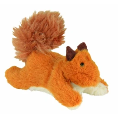 Afbeelding van Trixie eekhoorntje pluche met catnip 9 cm ( kattenspeeltje kattenspeelgoed )
