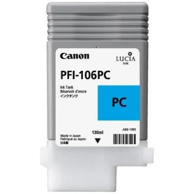 Image de Canon PFI 106 PC photo cyan originale réservoir d&#039;encre