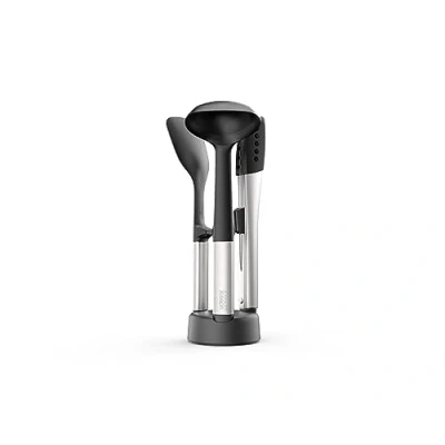 Afbeelding van Joseph Elevate Fusion Keukenhulpen met Houder 4 Delig Kunststof Zilver