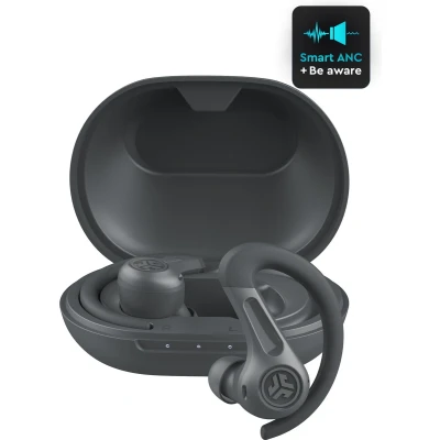 Afbeelding van JLAB JBuds Sport ANC 4 Draadloze Bluetooth Oordopjes met Hybrid Active Noise Cancelling 60 uur speeltijd IP66 Waterbestendig Aanpasbare EQ3 instellingen multipoint Zwart