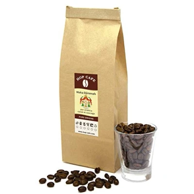Image de HOP CAFE Café en grains Ethiopie Moka Djimmah 1kg