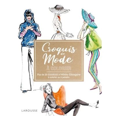 Image de Croquis de mode à colorier d&#039;Hilda Glasgow