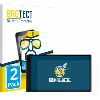 Afbeelding van BROTECT Screenprotector voor Garmin CamperVan Folie Beschermfolie transparant (2 Stuks)