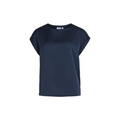 Afbeelding van Vila t shirt voor dames marine maat 34