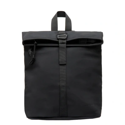 Afbeelding van New Rebels Mart Waterafstotende Rolltop Rugzak Medium Zwart