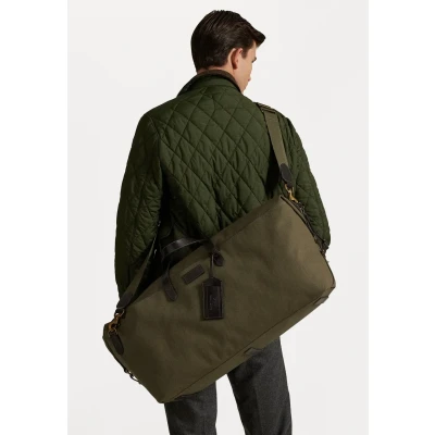 Afbeelding van Ralph Lauren Weekendtas Met Logo Defender Grn / Mosgroen