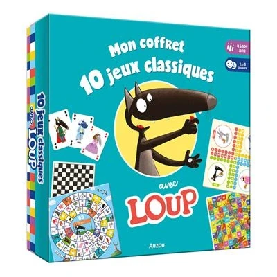Image de Mon coffret 10 jeux classiques avec loup