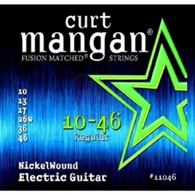 Afbeelding van Curt Mangan 10 46 Nickel Wound Set