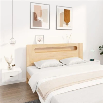 Afbeelding van vidaXL Nachtkastjes 2 st wandgemonteerd 50x36x25 cm hoogglans wit