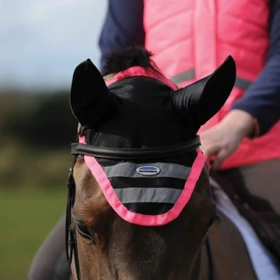 Afbeelding van Weatherbeeta Oornetje Reflective Roze Pony