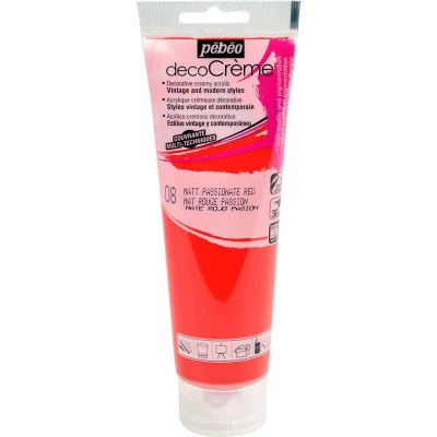 Afbeelding van Verf passierood acryl mat 120 ml Pébéo