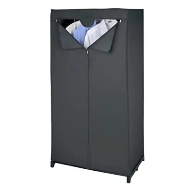 Afbeelding van WENKO Kledingkast Deep Black, polyethyleen, 75 x 150 50 cm, zwart