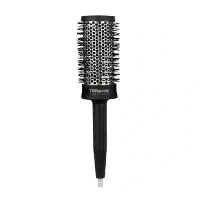 Image de Termix Profesional brosse à cheveux, thermique ronde tube en aluminium pour retenir la chaleur et réduire le temps de séchage, noir, diamètre Ø43