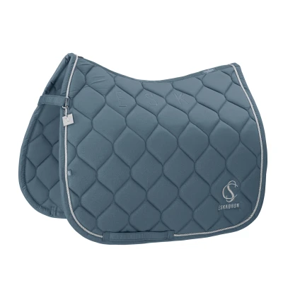 Image de Eskadron Tapis de Selle Classic Sports Sparkle Dressage Steel BlueVendu par Agradi