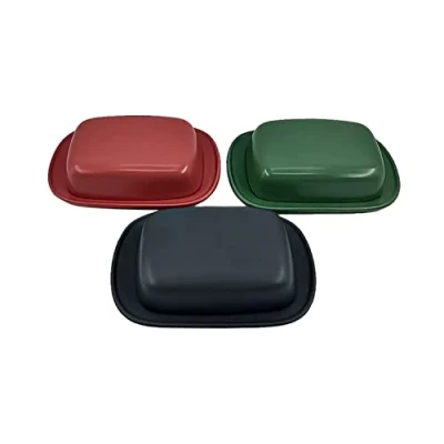 Afbeelding van Botervloot DKD Home Decor 19 x 13 5 cm Keramiek (3 Onderdelen)