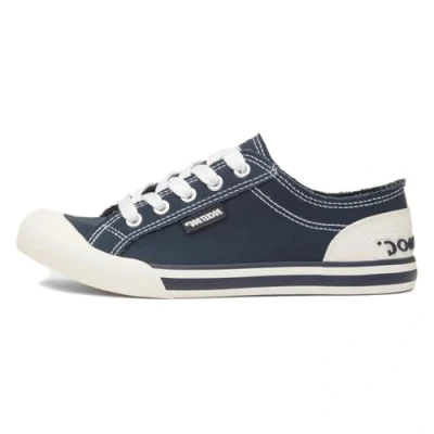 Afbeelding van Rocket Dog Jazzin, damessneakers, Marineblauw canvas
