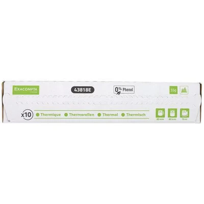 Image de Bobine pour tickets de caisse 1 pli thermique sans PHENOL
