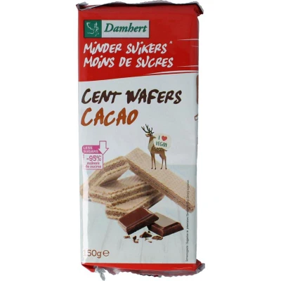 Afbeelding van Damhert Tagatesse Centwafers Chocolade