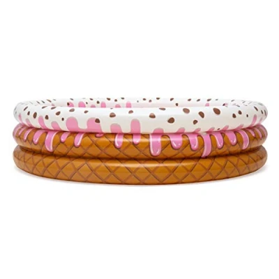 Afbeelding van Opblaas Zwembad Cupcake 160 x 38 cm Rond Kinderzwembad Speelzwembad Kinderbad