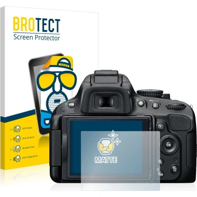 Afbeelding van BROTECT Screenprotector voor Nikon D5100 Folie Beschermfolie matte (2 Stuks)