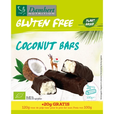 Afbeelding van Damhert Kokosrepen Lactosevrij &amp; Glutenvrij 100 gr