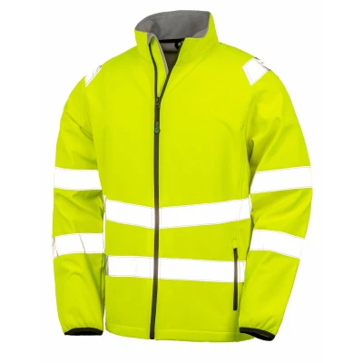 Afbeelding van Result Gerecycleerde veiligheidssoftshell R505X Fluorescent Yellow