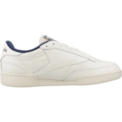 Afbeelding van Reebok Classic CLUB C 85 Vintage Unisex Sneakers laag, Maat: 43, Chalk/alabasterter/vector navy Hoogwaardig imitatieleer