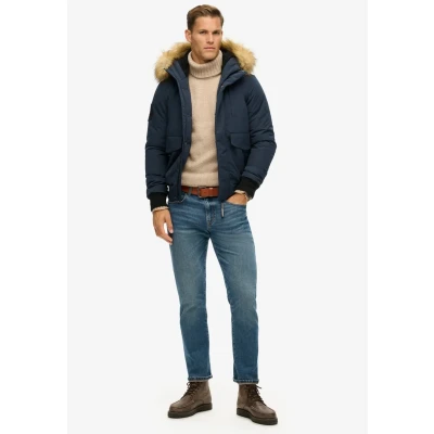 Afbeelding van Superdry Everest pufferbomberjack met capuchon Heren Gewatteerde jassen