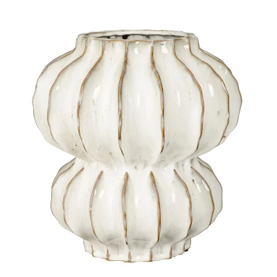 Afbeelding van Altea Vaas H28 x Ø24,5 cm Keramiek Off White