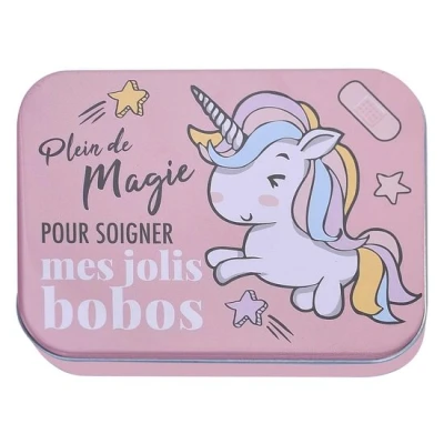 Afbeelding van Unicorn Pleisters voor Kinderen Pleisterblikje 24 stuks