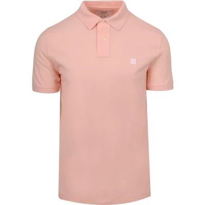 Afbeelding van King Essentials The Rene Poloshirt Roze maat L heren met Modern fit Pasvorm Katoen Suitable Herenkleding