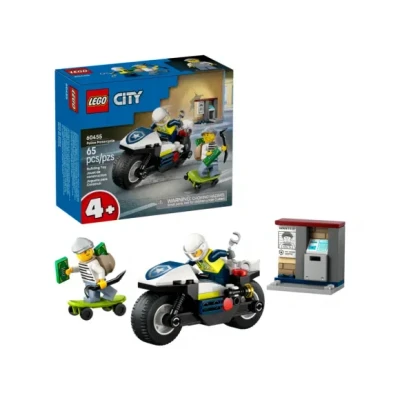 Afbeelding van LEGO 60455 Verfolgungsjagd mit dem Polizeimotorrad (60455, Stad)