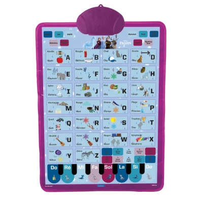 Afbeelding van Frozen Disney Tweetalige Sprekende Educatieve Poster EN/FR 3380743095868