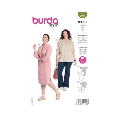Afbeelding van Burda Naaipatroon 5934 Jurk en blouse