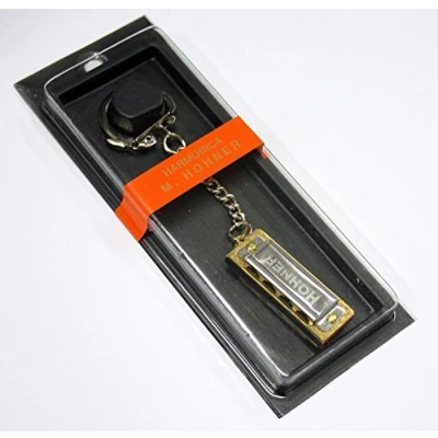 Afbeelding van Hohner Mini mondharmonica Little Lady topmerk sleutelhangerlipje bespeelbaar!