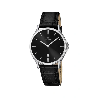 Afbeelding van Festina Correa Clasico Horloge, Heren, Maat: One Size, Black